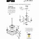 Подвесная люстра iLamp 6071-8 CR+CL Diamond