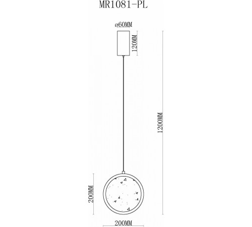 Подвесной светильник MyFar MR1081-PL Lora Подвесной светильник MyFar MR1081-PL Lora