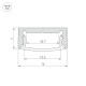Профиль накладной Arlight 036033 SL-SLIM