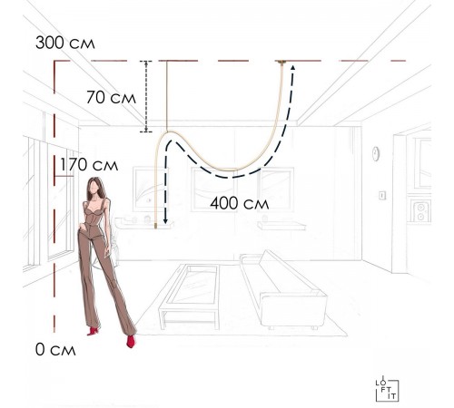 Подвесной светильник Loft it 10388C Brass Thread Подвесной светильник Loft it 10388C Brass Thread
