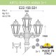Фонарный столб Fumagalli E22.158.S31.WYF1R Anna