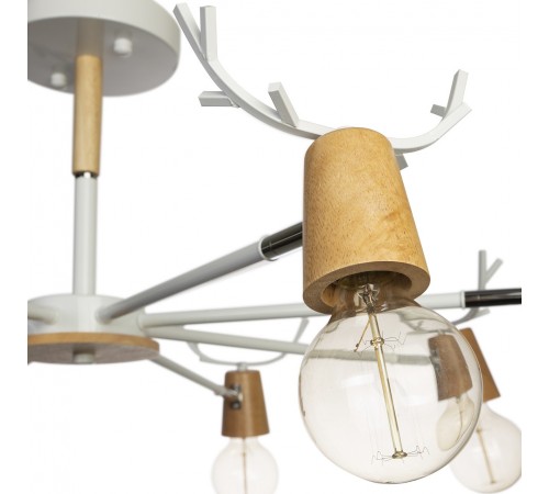 Люстра на штанге Loft it 10024/8 White Sven Люстра на штанге Loft it 10024/8 White Sven