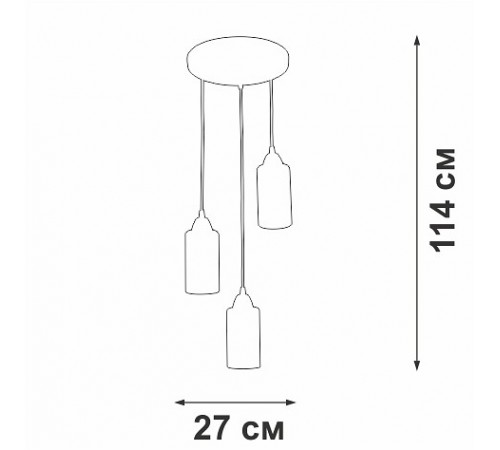 Подвесной светильник Vitaluce V3787-0/3S V3787 Подвесной светильник Vitaluce V3787-0/3S V3787