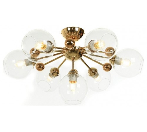 Люстра на штанге LUMINA DECO LDC 8040-7 F.GD+PR Devoli Люстра на штанге LUMINA DECO LDC 8040-7 F.GD+PR Devoli