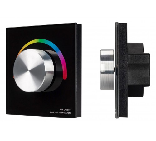 Панель-регулятора цвета RGB роторный встраиваемый Arlight 033763 SMART Панель-регулятора цвета RGB роторный встраиваемый Arlight 033763 SMART
