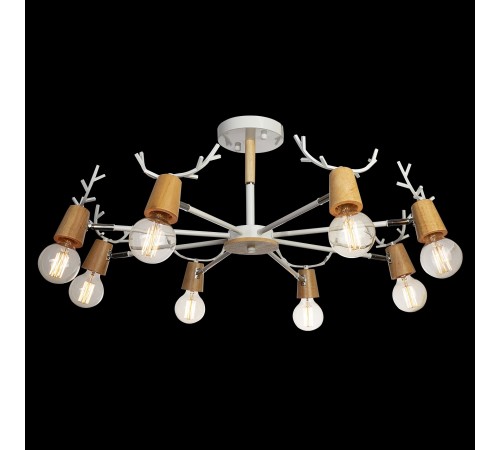 Люстра на штанге Loft it 10024/8 White Sven Люстра на штанге Loft it 10024/8 White Sven
