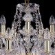 Подвесная люстра Bohemia Ivele Crystal 1411/10+5/240/G/Balls 1411