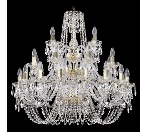 Подвесная люстра Bohemia Ivele Crystal 1402/16+8+4/300/3d/G 1402 Подвесная люстра Bohemia Ivele Crystal 1402/16+8+4/300/3d/G 1402
