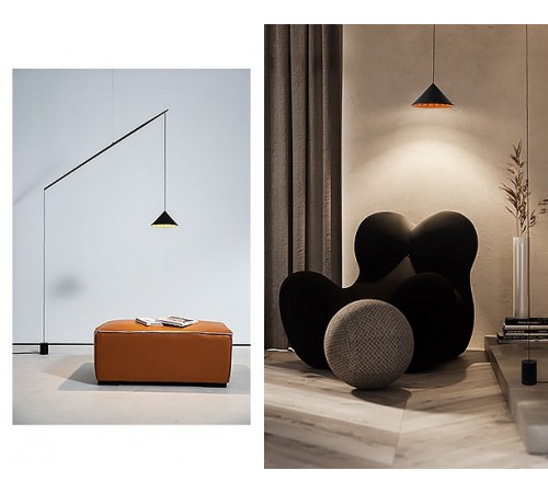 Светильник на растяжке Italline IT03-1429 black/orange IT03-1429 Светильник на растяжке Italline IT03-1429 black/orange IT03-1429