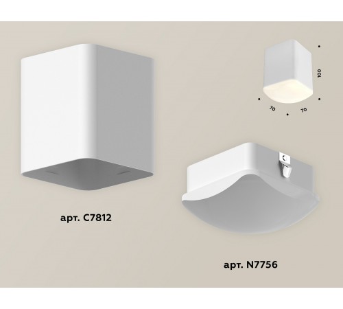 Накладной светильник Ambrella Light XS7812022 XS Накладной светильник Ambrella Light XS7812022 XS