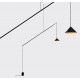 Светильник на растяжке Italline IT03-1429 black/orange IT03-1429