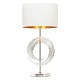 Настольная лампа декоративная LUMINA DECO LDT 5531 CHR+WT Fabi