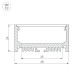 Профиль подвесной Arlight 018684 ARH-LINE-2448-2000 ANOD