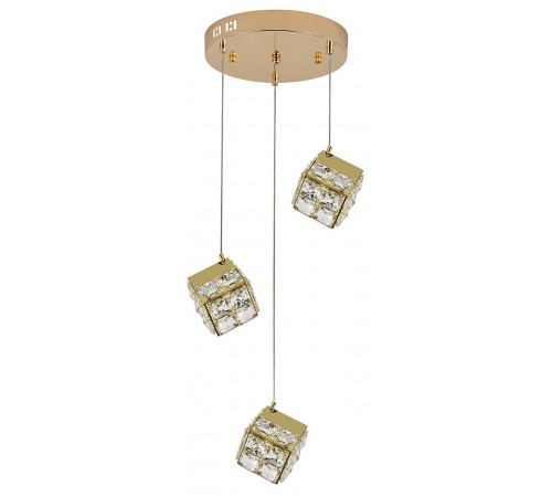 Подвесной светильник Indigo 12048/3P Gold Radioso Подвесной светильник Indigo 12048/3P Gold Radioso