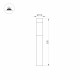 Наземный низкий светильник Arlight 046612 LGD-STEM