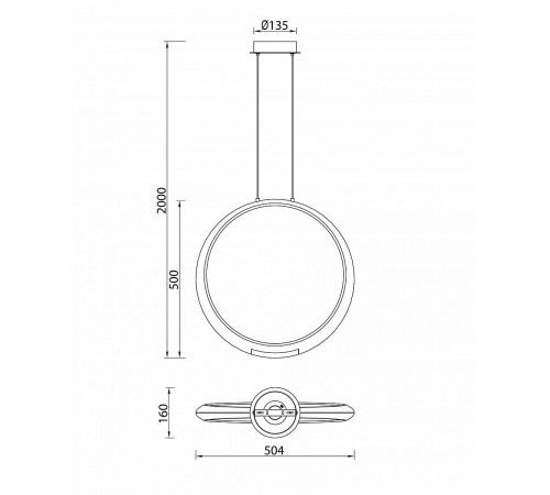 Подвесной светильник Mantra 6170 Ring