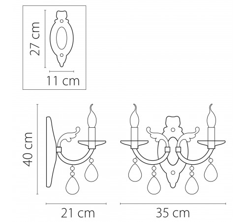 Бра Osgona 694622 Stregaro Бра Osgona 694622 Stregaro