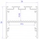 Короб накладной Ambrella Light GP3100BK Profile System GP