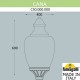 Плафон полимерный Fumagalli C50.000.000.AYE27 Cana