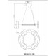 Подвесной светильник Wertmark WE159.18.303 Nicola