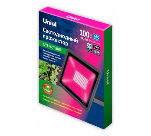 Настенно-потолочный прожектор для растений Uniel UL-00010385 ULF-P42 Настенно-потолочный прожектор для растений Uniel UL-00010385 ULF-P42