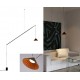 Светильник на растяжке Italline IT03-1429 black/orange IT03-1429