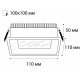 Встраиваемый светильник Italline IT06-6019 white 4000K IT06-6019