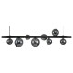 Подвесной светильник Indigo 11026/10PL Black Canto