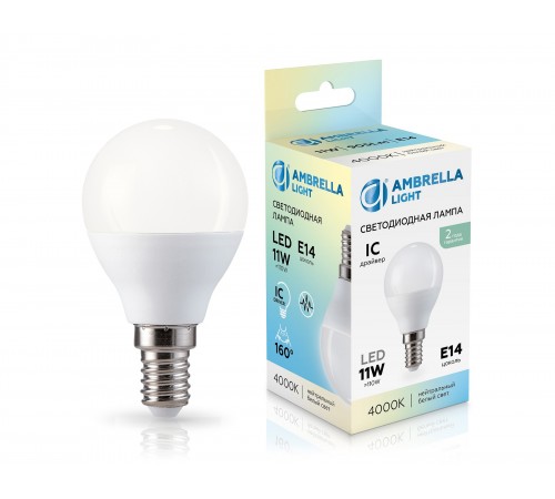 Лампа светодиодная Ambrella Light 451114 G45 Лампа светодиодная Ambrella Light 451114 G45