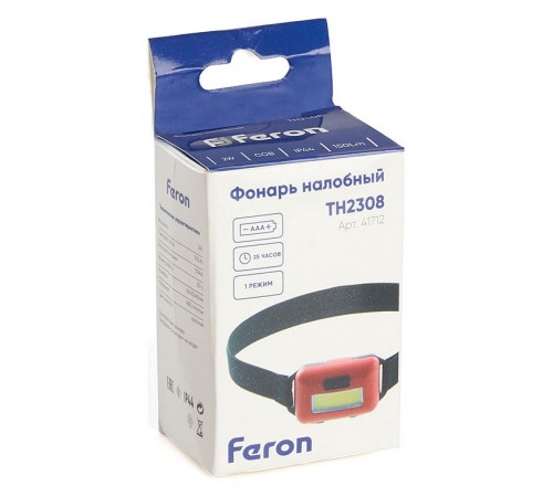 Фонарь налобный Feron 41712 TH2308 Фонарь налобный Feron 41712 TH2308