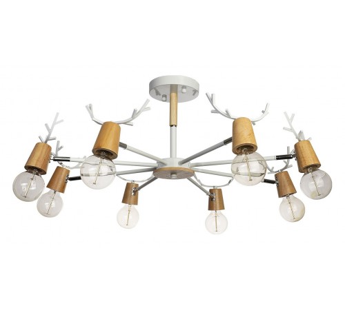 Люстра на штанге Loft it 10024/8 White Sven Люстра на штанге Loft it 10024/8 White Sven