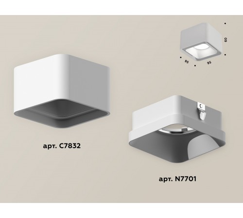 Накладной светильник Ambrella Light XS7832001 XS Накладной светильник Ambrella Light XS7832001 XS