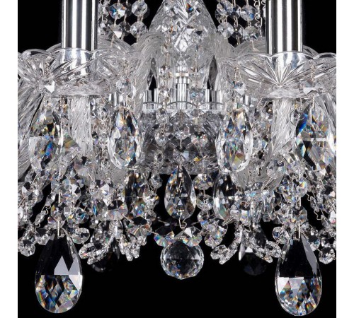 Подвесная люстра Bohemia Ivele Crystal 1402/12/240/Ni 1402 Подвесная люстра Bohemia Ivele Crystal 1402/12/240/Ni 1402