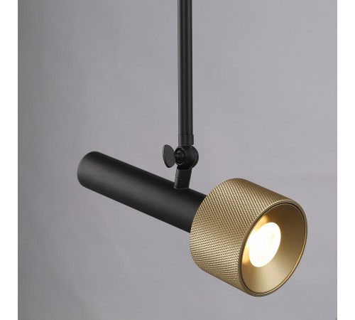 Светильник на штанге iLedex Technical 2361-1 BK+BR Delta Светильник на штанге iLedex Technical 2361-1 BK+BR Delta