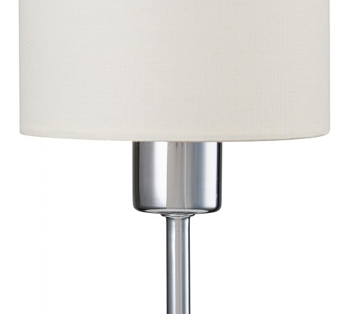 Настольная лампа декоративная Escada 1109/1 Chrome/Beige Denver Настольная лампа декоративная Escada 1109/1 Chrome/Beige Denver