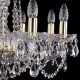 Подвесная люстра Bohemia Ivele Crystal 1402/8/195/G/tube 1402