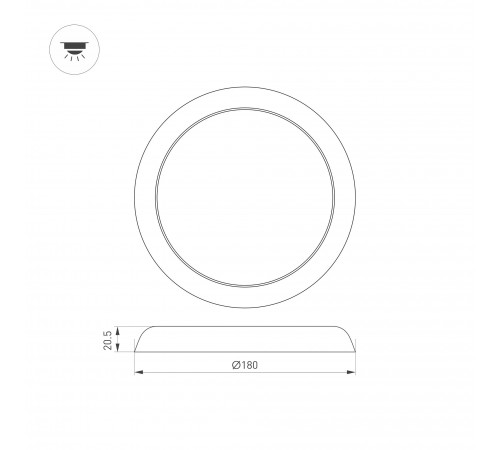 Накладной светильник Arlight 034466 FIOKK Накладной светильник Arlight 034466 FIOKK