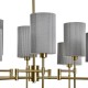 Люстра на штанге Indigo 13033/8R Brass Plisse