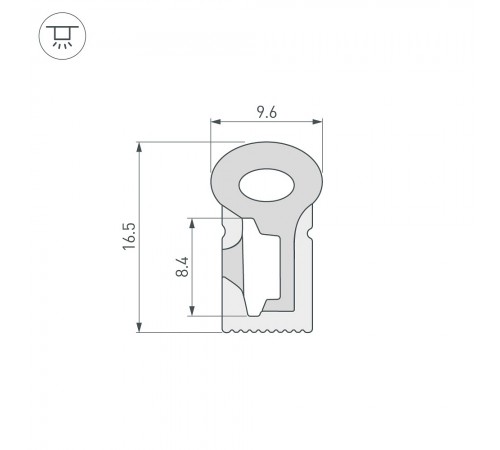 Короб накладной гибкий Arlight 041088 WPH Короб накладной гибкий Arlight 041088 WPH