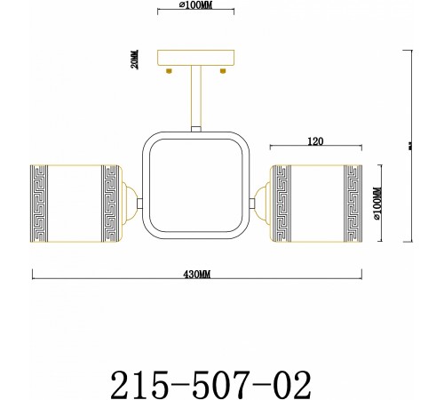 Светильник на штанге Velante 215-507-02 Светильник на штанге Velante 215-507-02