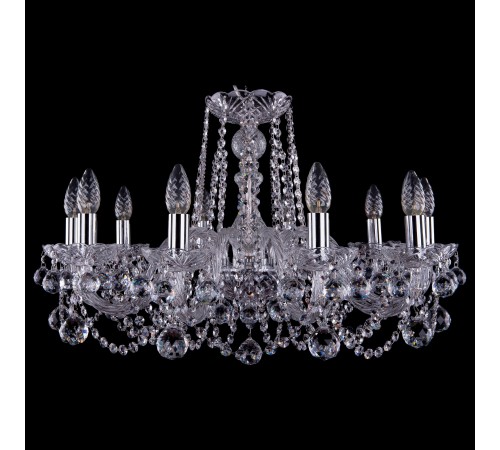 Подвесная люстра Bohemia Ivele Crystal 1402/10/240/Ni/Balls 1402 Подвесная люстра Bohemia Ivele Crystal 1402/10/240/Ni/Balls 1402