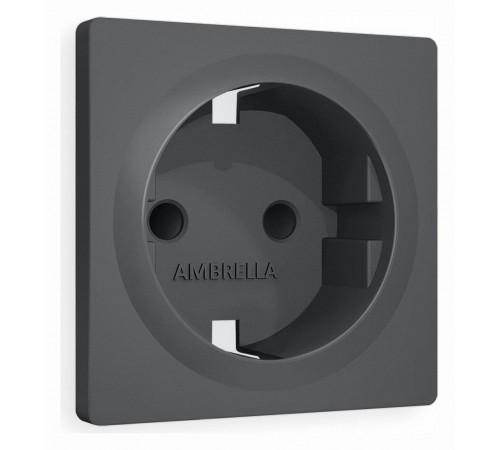 Накладка для розетки с заземлением и со шторками Ambrella Volt AP9070 Quant Накладка для розетки с заземлением и со шторками Ambrella Volt AP9070 Quant