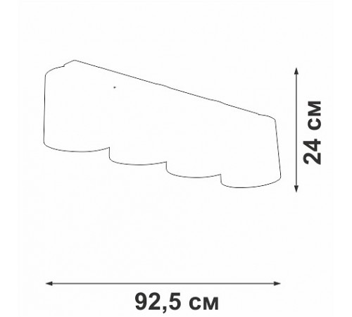Накладной светильник Vitaluce V2882-1/4PL V2882