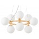Подвесная люстра LUMINA DECO LDP 6033-9 FGD MARSIADA