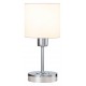 Настольная лампа декоративная Escada 1109/1 Chrome/Beige Denver