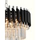Подвесная люстра Natali Kovaltseva DARIAN 76017/5C CHROME BLACK Darian