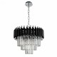 Подвесная люстра Natali Kovaltseva DARIAN 76017/5C CHROME BLACK Darian
