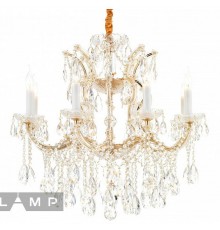 Подвесная люстра iLamp 6071-8 GD+CL Diamond