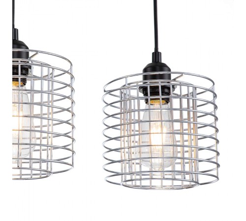 Подвесной светильник Escada 10190/3S Chrome Grid Подвесной светильник Escada 10190/3S Chrome Grid