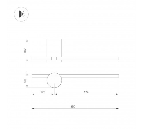 Бра Arlight 035682 VINCI
